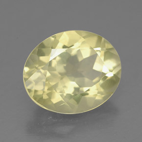 3,33 ctw natürlicher gelber Quarz, Oval Schliff, VS