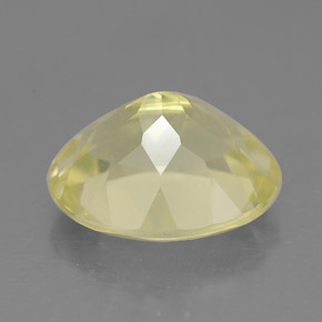 3,33 ctw natürlicher gelber Quarz, Oval Schliff, VS
