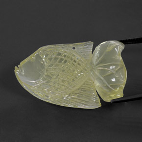 41,09 ctw natürlicher gelber Quarz, Transparent, Transparent / Lichtdurchlässig