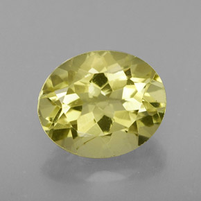 3,60 ctw natürlicher gelber Quarz, Oval Schliff, VVS-VS