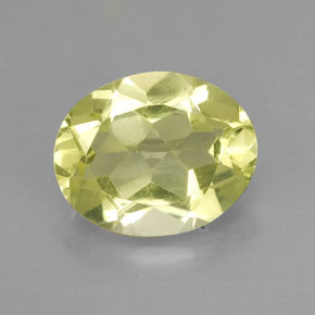 2,92 ctw natürlicher gelber Quarz, Oval Schliff, VS