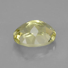 3,67 ctw natürlicher gelber Quarz, Oval Schliff, VVS