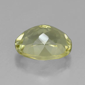 3,78 ctw natürlicher gelber Quarz, Oval Schliff, VVS