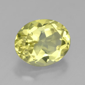 3,75 ctw natürlicher gelber Quarz, Oval Schliff, VVS