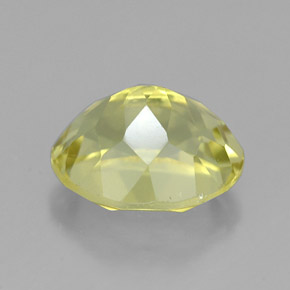 3,75 ctw natürlicher gelber Quarz, Oval Schliff, VVS