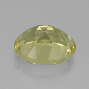 3,73 ctw natürlicher gelber Quarz, Oval Schliff, VVS