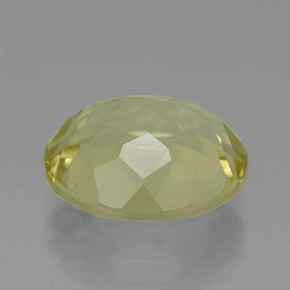 3,53 ctw natürlicher gelber Quarz, Oval Schliff, VVS