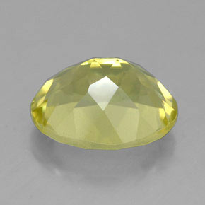 3,40 ctw natürlicher gelber Quarz, Oval Schliff, VVS