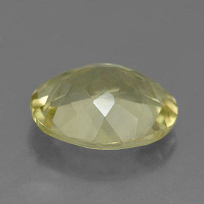 3,07 ctw natürlicher gelber Quarz, Oval Schliff, VVS