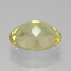 2,92 ctw natürlicher gelber Quarz, Oval Schliff, VVS