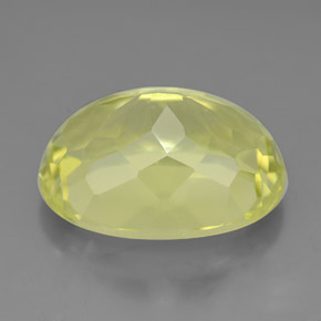 10,14 ctw natürlicher gelber Quarz, Oval Schliff, VVS