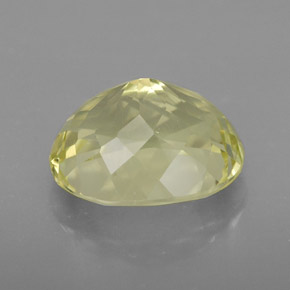 4,87 ctw natürlicher gelber Quarz, Oval Schliff, VVS