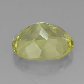 4,65 ctw natürlicher gelber Quarz, Oval Schliff, VVS