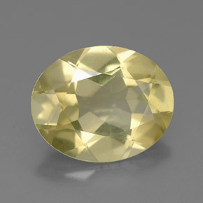 2,83 ctw natürlicher gelber Quarz, Oval Schliff, VVS-VS