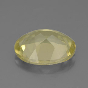 2,83 ctw natürlicher gelber Quarz, Oval Schliff, VVS-VS