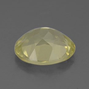 2,94 ctw natürlicher gelber Quarz, Oval Schliff, VS