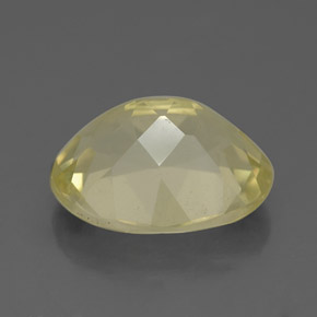 3,13 ctw natürlicher gelber Quarz, Oval Schliff, VS