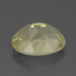 3,26 ctw natürlicher gelber Quarz, Oval Schliff, VVS-VS