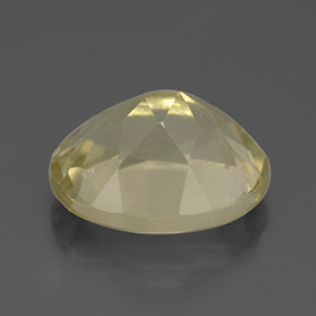 3,43 ctw natürlicher gelber Quarz, Oval Schliff, VS