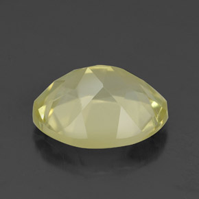 3,07 ctw natürlicher gelber Quarz, Oval Schliff, VVS