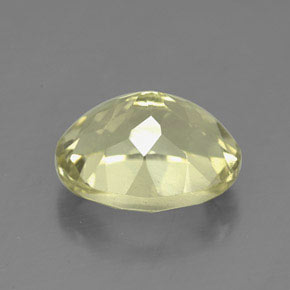 3,85 ctw natürlicher gelber Quarz, Oval Schliff, VVS