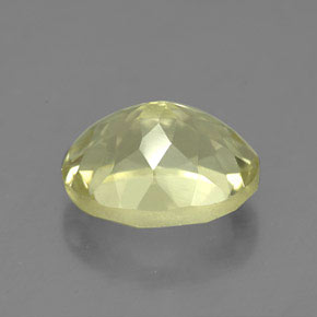 3,91 ctw natürlicher gelber Quarz, Oval Schliff, VVS