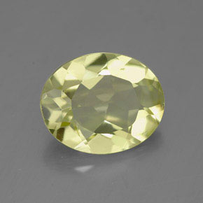 3,26 ctw natürlicher gelber Quarz, Oval Schliff, VVS