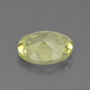 3,26 ctw natürlicher gelber Quarz, Oval Schliff, VVS