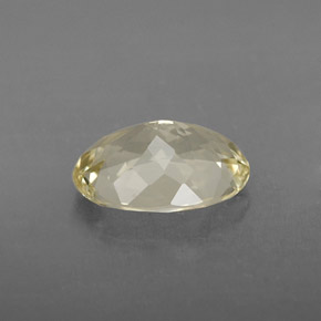 1,95 ctw natürlicher gelber Quarz, Oval Schliff, VS