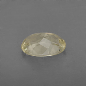 1,69 ctw natürlicher gelber Quarz, Oval Schliff, VVS