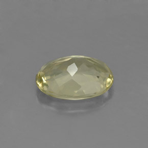 1,45 ctw natürlicher gelber Quarz, Oval Schliff, VVS-VS