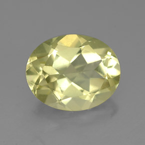 3,09 ctw natürlicher gelber Quarz, Oval Schliff, VVS
