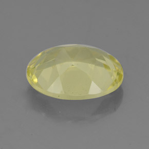 3,08 ctw natürlicher gelber Quarz, Oval Schliff, VS