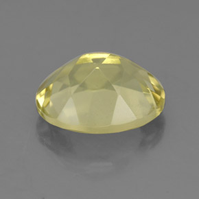 3,32 ctw natürlicher gelber Quarz, Oval Schliff, VVS