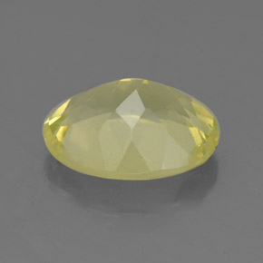 3,10 ctw natürlicher gelber Quarz, Oval Schliff, VVS-VS