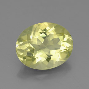 2,99 ctw natürlicher gelber Quarz, Oval Schliff, VS