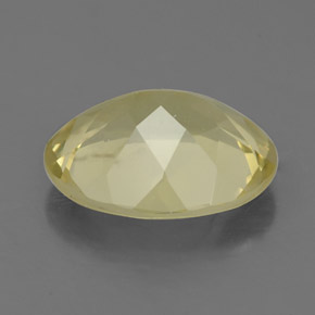 2,88 ctw natürlicher gelber Quarz, Oval Schliff, VVS-VS