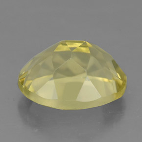 3,82 ctw natürlicher gelber Quarz, Oval Schliff, VS