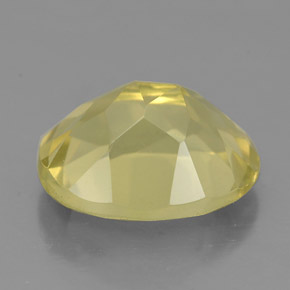 3,62 ctw natürlicher gelber Quarz, Oval Schliff, VS