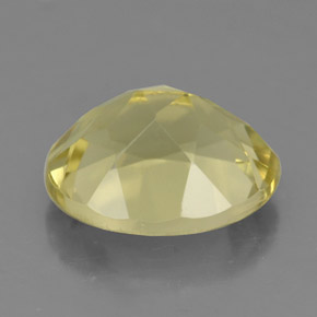 3,43 ctw natürlicher gelber Quarz, Oval Schliff, VS