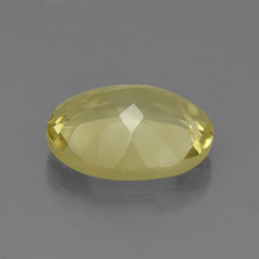 3,09 ctw natürlicher gelber Quarz, Oval Schliff, VS