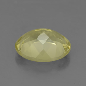 3,18 ctw natürlicher gelber Quarz, Oval Schliff, VS