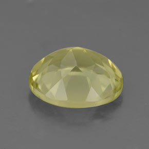 3,28 ctw natürlicher gelber Quarz, Oval Schliff, VS