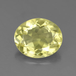 2,94 ctw natürlicher gelber Quarz, Oval Schliff, VS