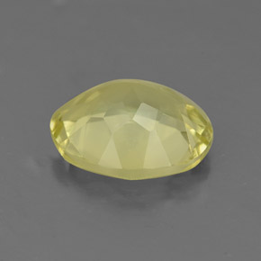 2,94 ctw natürlicher gelber Quarz, Oval Schliff, VS