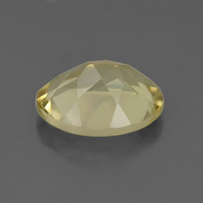2,96 ctw natürlicher gelber Quarz, Oval Schliff, VVS-VS