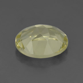 3,23 ctw natürlicher gelber Quarz, Oval Schliff, VS