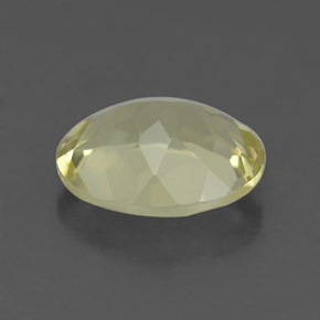 3,18 ctw natürlicher gelber Quarz, Oval Schliff, VVS-VS