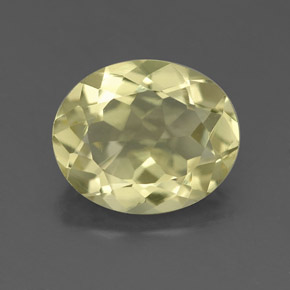 2,89 ctw natürlicher gelber Quarz, Oval Schliff, VS