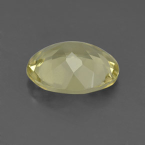 2,89 ctw natürlicher gelber Quarz, Oval Schliff, VS